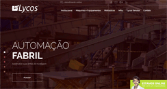 Desktop Screenshot of lycosequipamentos.com.br